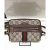Gucci Ophidia GG Supreme mini bag 517350 Dark Coffee