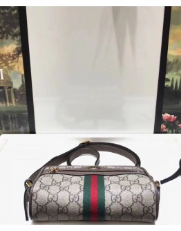 Gucci Ophidia GG Supreme mini bag 517350 Dark Coffee