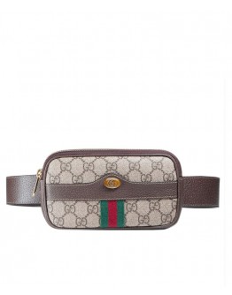 Gucci Ophidia GG Supreme belted iPhone case 519308 Dark Coffee