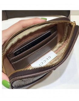 Gucci Ophidia GG Supreme belted iPhone case 519308 Dark Coffee