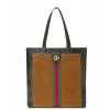 Gucci Ophidia suede large tote 519335 Coffee