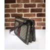 Gucci GG Supreme medium shoulder bag 523354 Dark Coffee