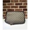 Gucci GG Supreme medium shoulder bag 523354 Dark Coffee