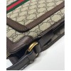 Gucci GG Supreme medium shoulder bag 523354 Dark Coffee