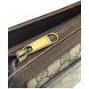 Gucci GG Supreme medium shoulder bag 523354 Dark Coffee