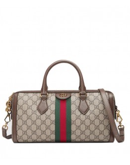 Gucci Ophidia GG medium top handle bag 524532 Dark Coffee