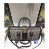 Gucci Ophidia GG medium top handle bag 524532 Dark Coffee
