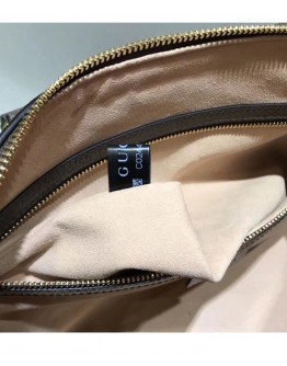 Gucci Ophidia GG medium top handle bag 524532 Dark Coffee