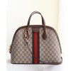 Gucci Ophidia GG medium top handle bag 524533 Dark Coffee