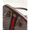 Gucci Ophidia GG medium top handle bag 524533 Dark Coffee