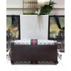 Gucci Ophidia GG medium top handle bag 524537 Dark Coffee