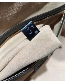 Gucci Ophidia GG medium top handle bag 524537 Dark Coffee