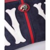 Gucci Rajah large tote with NY Yankees patch Dark Blue