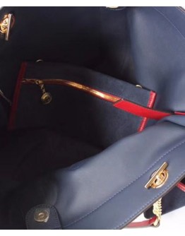 Gucci Rajah large tote with NY Yankees patch Dark Blue