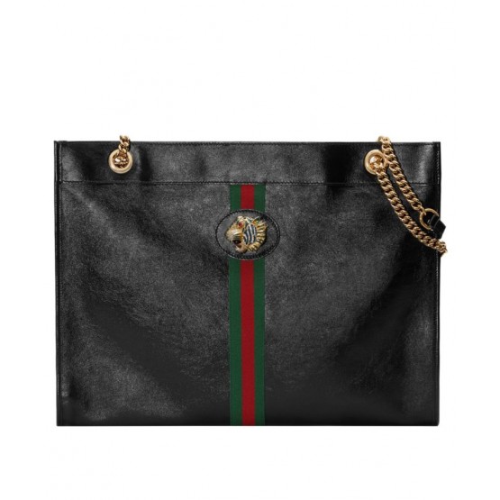Gucci Rajah large tote 537219 Black