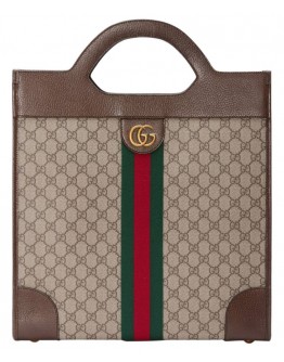 Gucci Ophidia GG medium top handle tote 547941 Dark Coffee