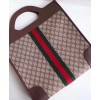 Gucci Ophidia GG medium top handle tote 547941 Dark Coffee