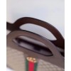 Gucci Ophidia GG medium top handle tote 547941 Dark Coffee