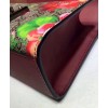 Gucci GG Coated Canvas Supreme Blooms Small Padlock Shoulder Bag 409487 Red