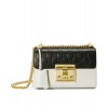 Gucci Padlock Small Gucci Signature Shoulder Bag 409487 White
