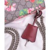 Gucci padlock GG Bloom Sprint Antique Rose 409486 Red