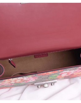 Gucci padlock GG Bloom Sprint Antique Rose 409486 Red
