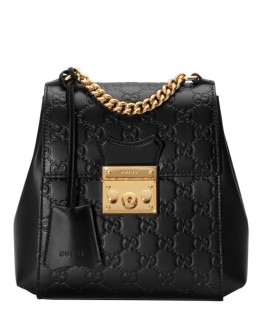 Gucci Padlock Gucci Signature backpack 498194 Black