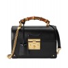 Gucci Padlock Small Bamboo Shoulder Bag 603221 Black
