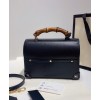Gucci Padlock Small Bamboo Shoulder Bag 603221 Black