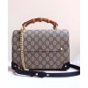 Gucci Padlock GG Small Bamboo Shoulder Bag 603221 Coffee