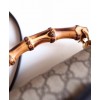 Gucci Padlock GG Small Bamboo Shoulder Bag 603221 Coffee
