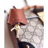 Gucci Padlock GG Small Bamboo Shoulder Bag 603221 Coffee