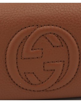 Gucci Soho Leather Tassel Makeup Cosmetic Bag 308636
