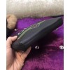 Gucci Print leather small portfolio 495665 Black