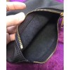 Gucci Print leather small portfolio 495665 Black