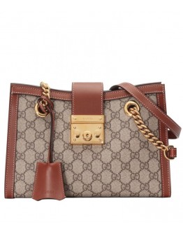 Gucci Padlock Supreme shoulder bag 498156