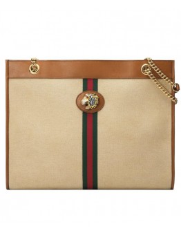 Gucci Rajah GG tweed large tote 537219