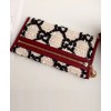 Gucci Rajah GG tweed large tote 537219