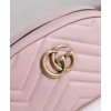 Gucci GG Marmont Matelasse Leather Belt Bag 476434