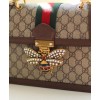 Gucci Queen Margaret GG small top handle bag 476541 Dark Coffee