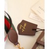 Gucci Queen Margaret GG small top handle bag 476541 Dark Coffee