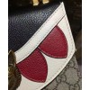 Gucci Broche GG Supreme Mini Bag 446428 Coffee