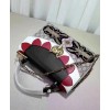 Gucci Broche GG Supreme Top Handle Bag 446432 Coffee