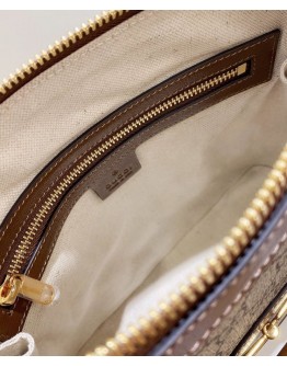 Gucci 1955 Horsebit small top handle bag 621220 Coffee