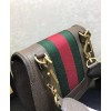 Gucci GucciTotem small shoulder bag 500756 Dark Coffee