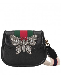 Gucci GucciTotem small shoulder bag 505387 Black