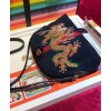 Gucci Ophidia embroidered small shoulder bag 499621 Black