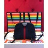Gucci Ophidia embroidered small shoulder bag 499621 Black