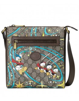 Gucci x Disney Donald Duck messenger bag Dark Coffee