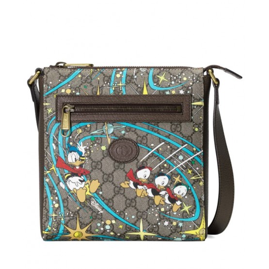 Gucci x Disney Donald Duck messenger bag Dark Coffee